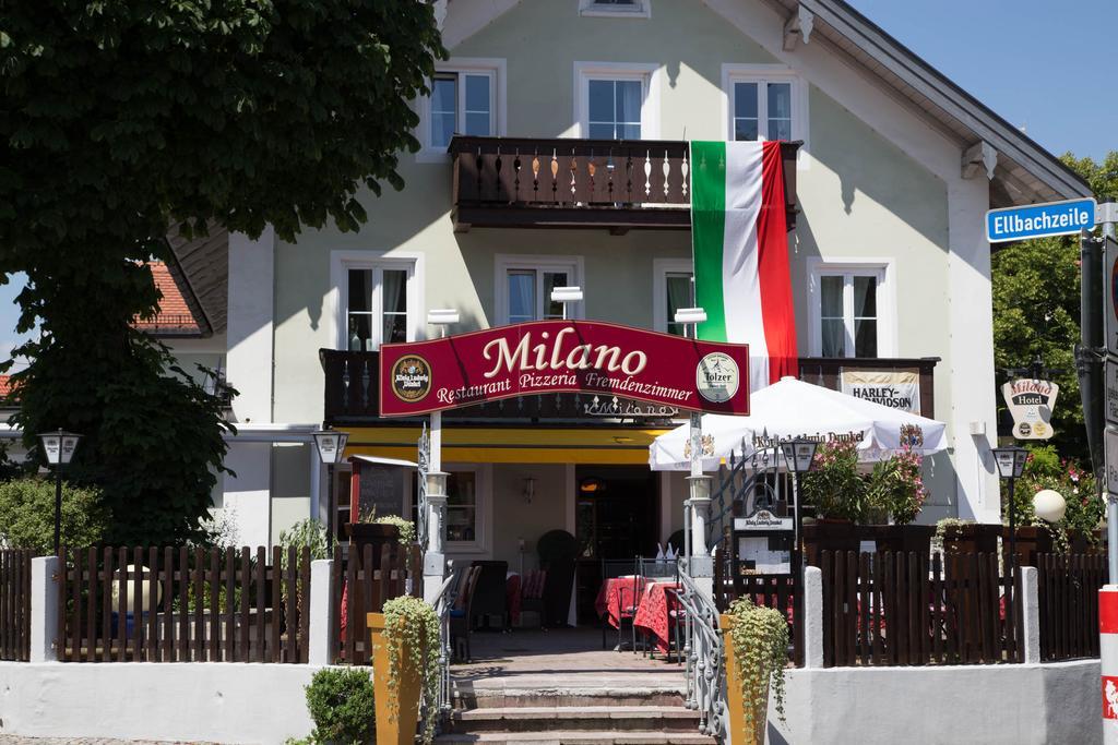 Hotel Ristorante Milano Bad Tolz Exterior photo